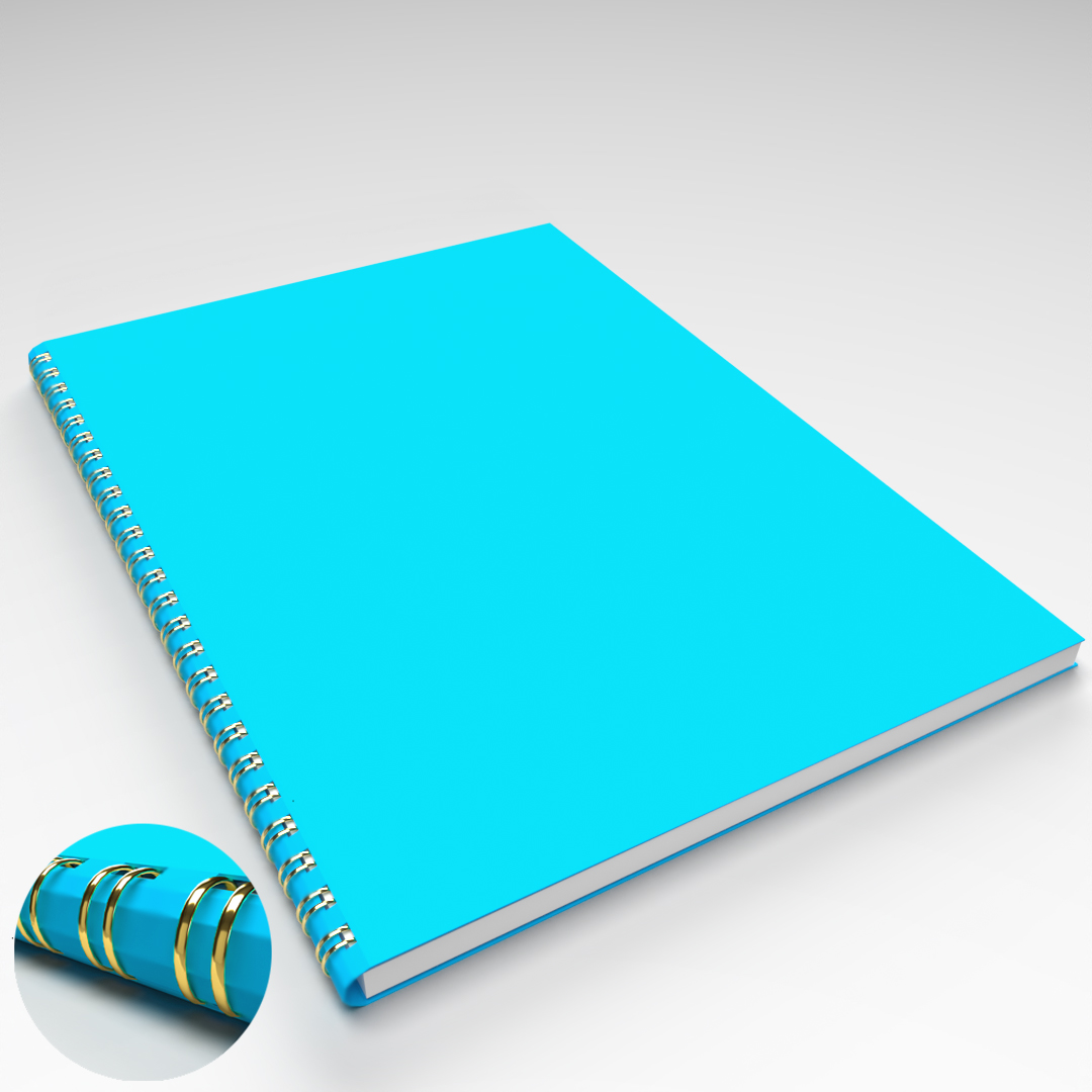 Notes z okładką wewnątrz spirali