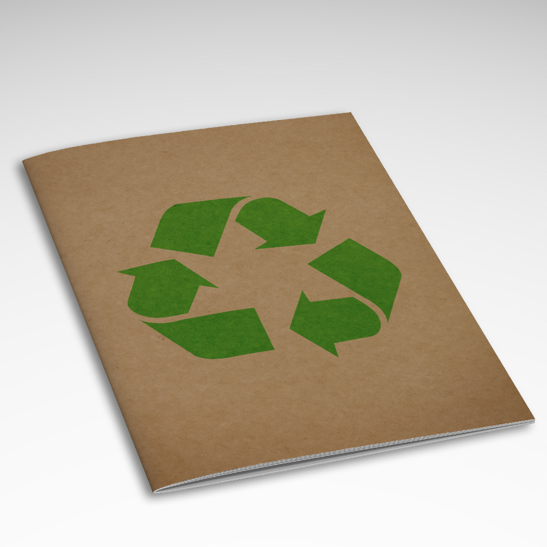 Zeszyt z okładką recyklingową