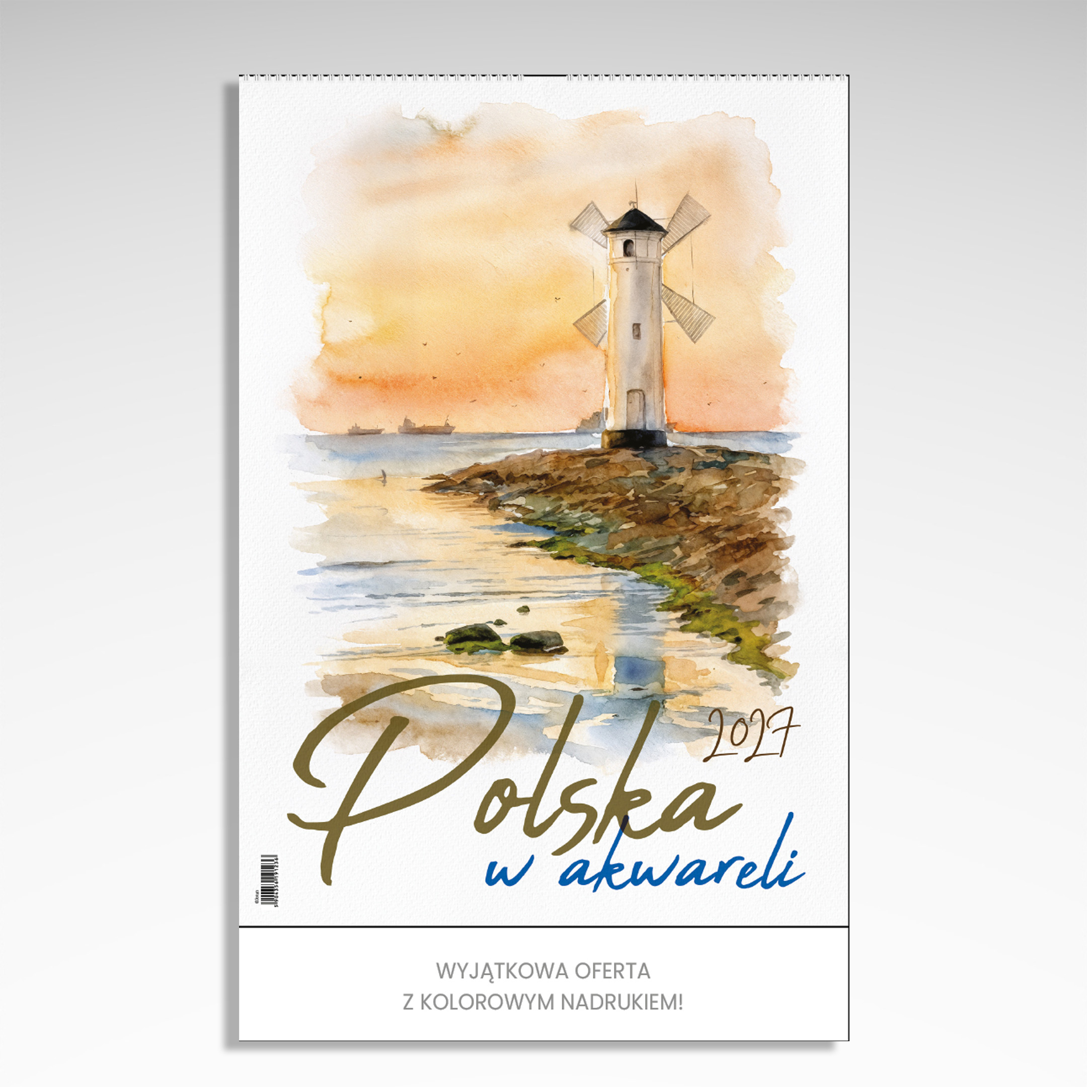 Kalendarz wieloplanszowy Polska w Akwareli (20szt.) - 15 Kalendarz wieloplanszowy Polska w Akwareli