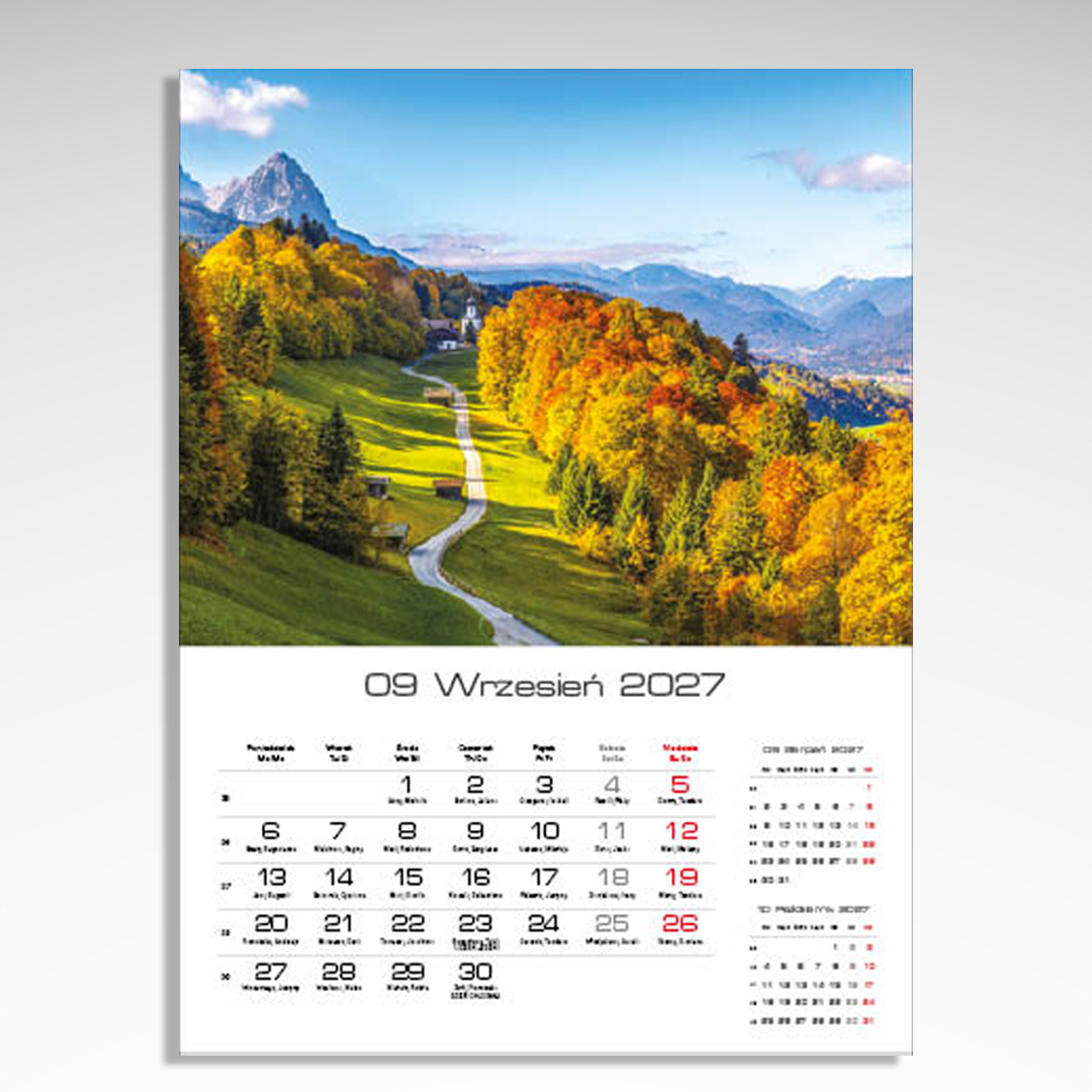 Kalendarz wieloplanszowy 4 Pory Roku (20szt.) - 11 Kalendarz wieloplanszowy 4 Pory Roku (20szt.) - obrazek 9