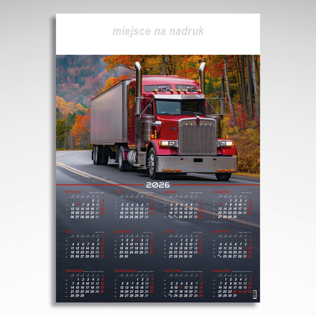 Kalendarz planszowy Truck