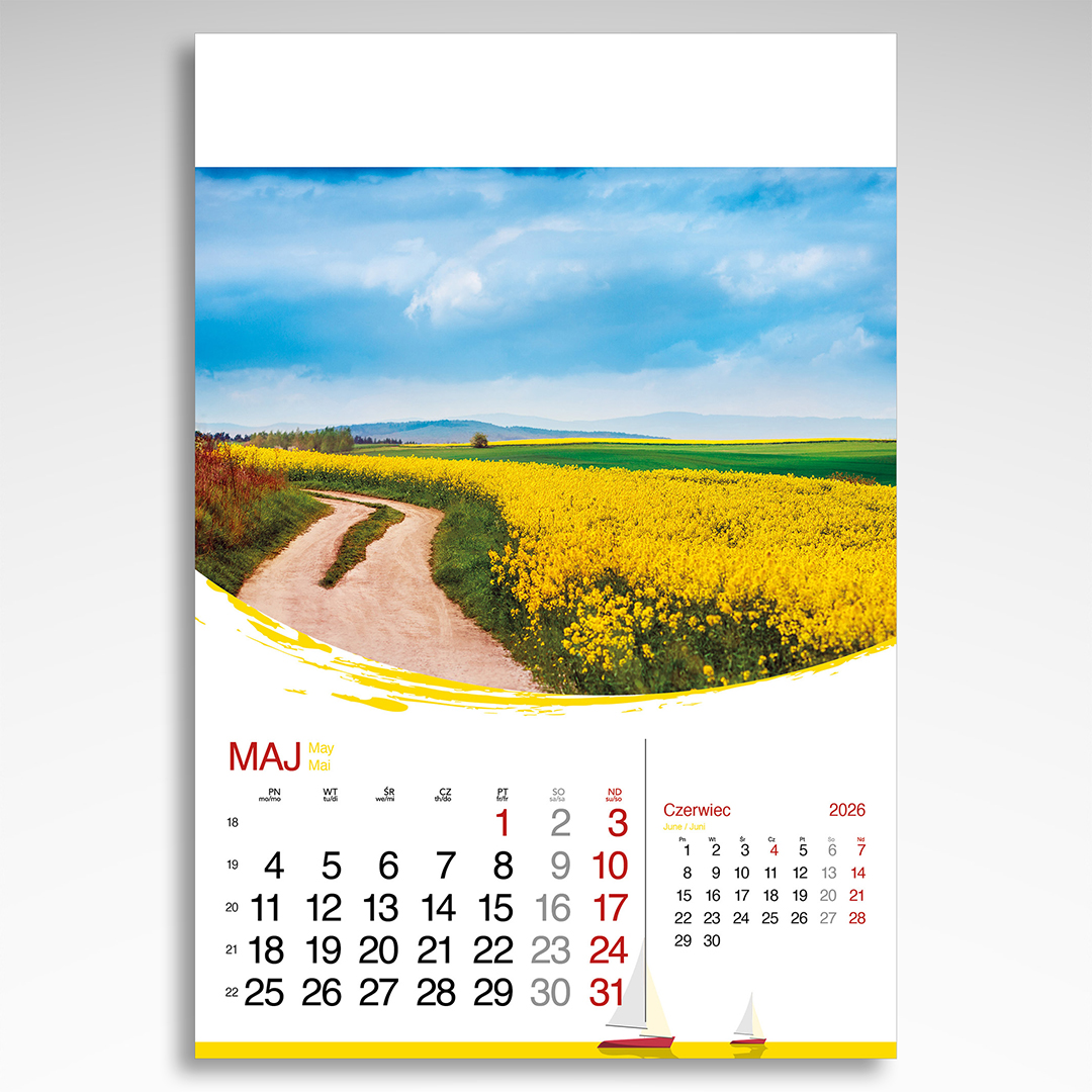 Kalendarz wieloplanszowy Mazurskie Klimaty (20szt.) - 11 Kalendarz wieloplanszowy Mazurskie Klimaty (20szt.) - obrazek 9