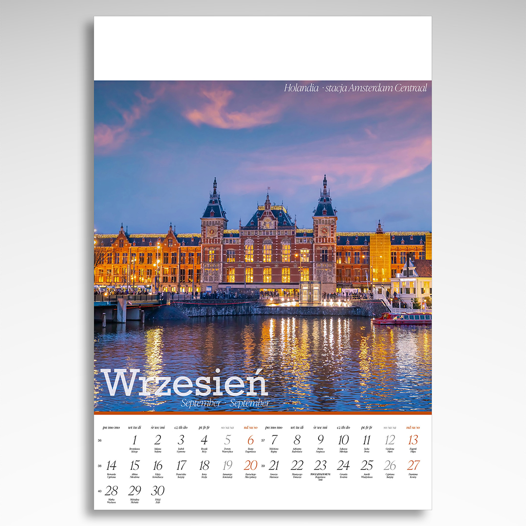 Kalendarz wieloplanszowy Europa (20szt.) - 7 Kalendarz wieloplanszowy Europa (20szt.) - obrazek 5