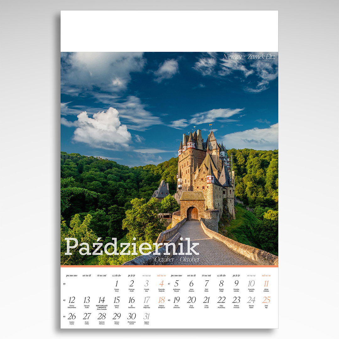 Kalendarz wieloplanszowy Europa (20szt.) - 6 Kalendarz wieloplanszowy Europa (20szt.) - obrazek 4