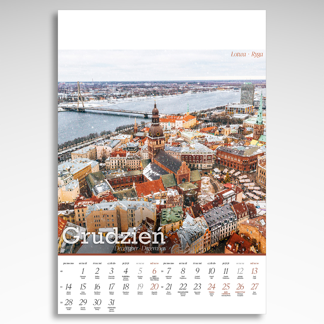 Kalendarz wieloplanszowy Europa (20szt.) - 4 Kalendarz wieloplanszowy Europa (20szt.) - obrazek 2