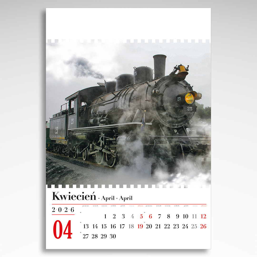 Kalendarz wieloplanszowy Parowozy (20szt.) - 12 Kalendarz wieloplanszowy Parowozy (20szt.) - obrazek 10