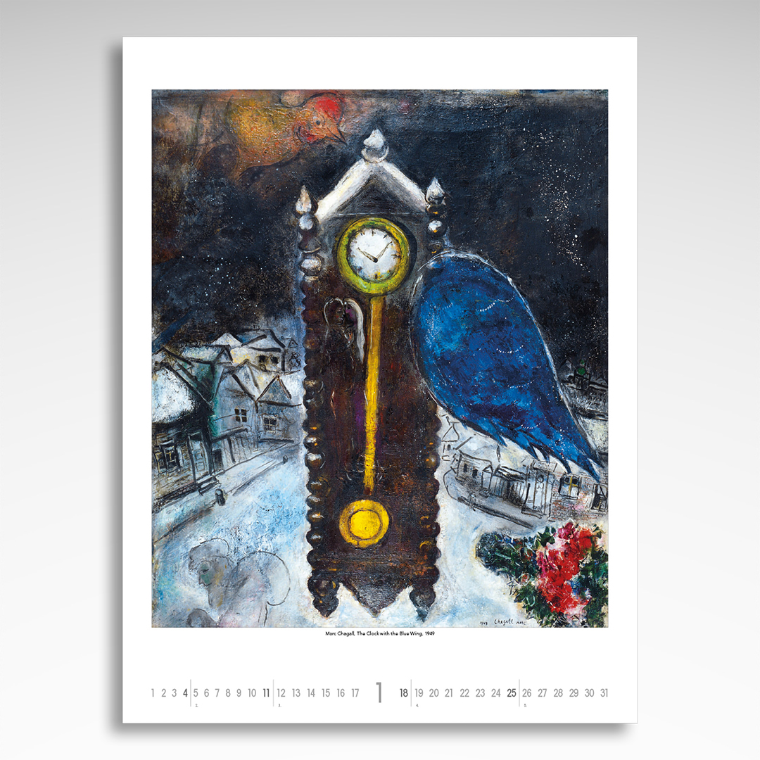 Kalendarz wieloplanszowy Marc Chagall (20szt.) - 15 Kalendarz wieloplanszowy Marc Chagall - karta