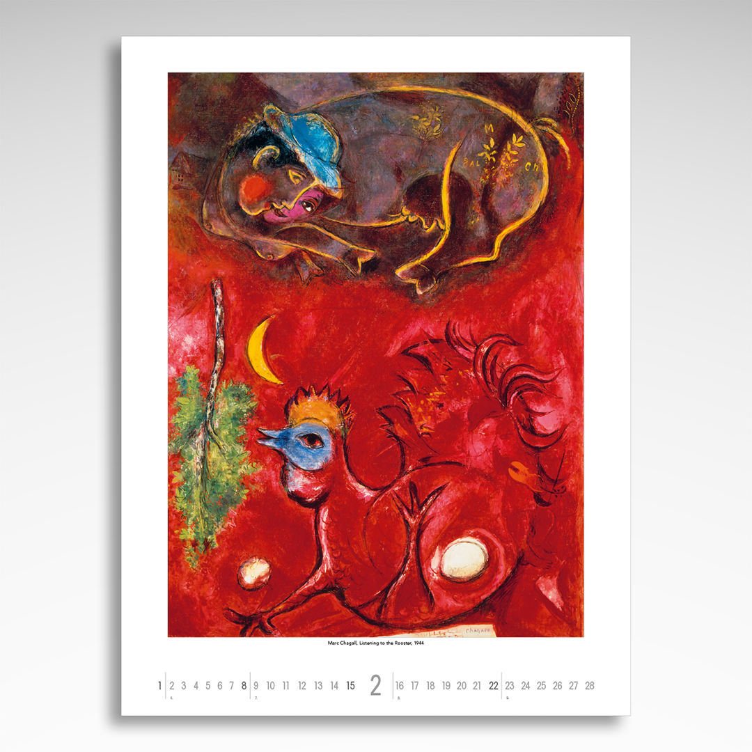 Kalendarz wieloplanszowy Marc Chagall (20szt.) - 14 Kalendarz wieloplanszowy Marc Chagall (20szt.) - obrazek 12