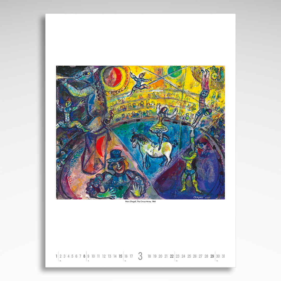 Kalendarz wieloplanszowy Marc Chagall (20szt.) - 13 Kalendarz wieloplanszowy Marc Chagall (20szt.) - obrazek 11