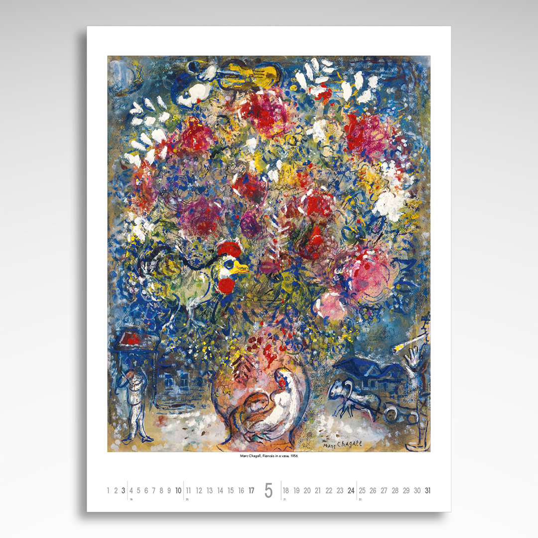 Kalendarz wieloplanszowy Marc Chagall (20szt.) - 11 Kalendarz wieloplanszowy Marc Chagall (20szt.) - obrazek 9