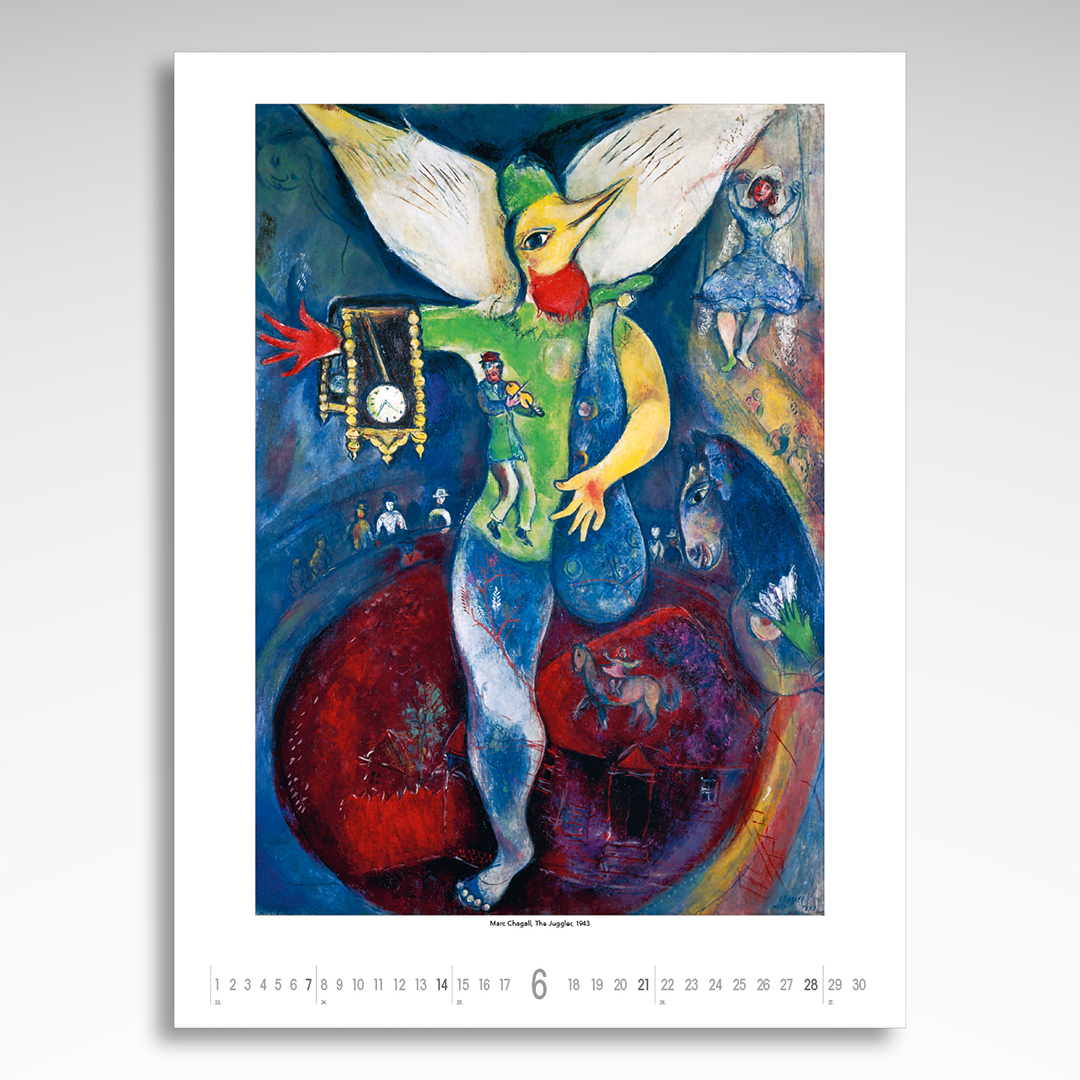 Kalendarz wieloplanszowy Marc Chagall (20szt.) - 10 Kalendarz wieloplanszowy Marc Chagall (20szt.) - obrazek 8