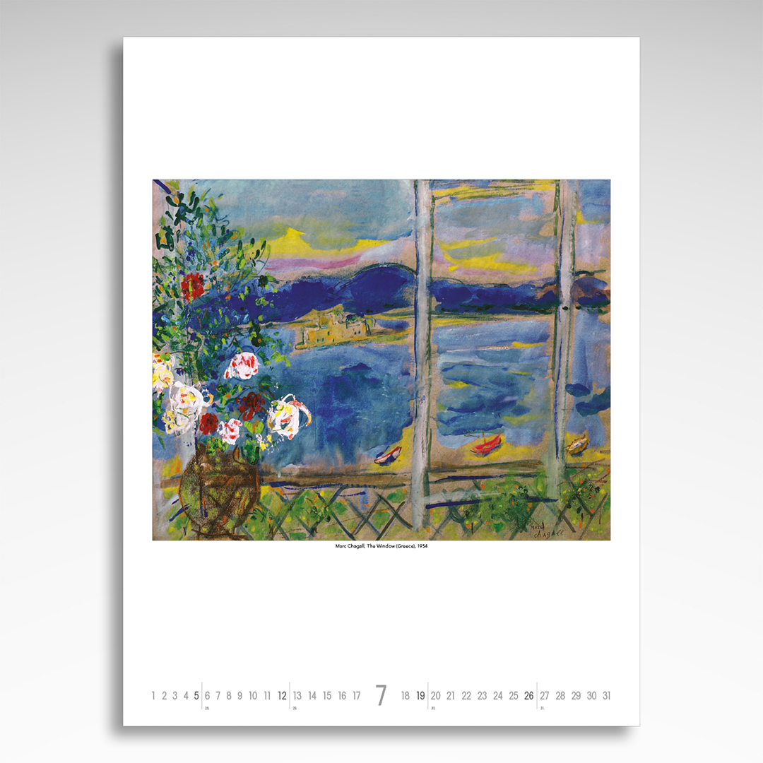 Kalendarz wieloplanszowy Marc Chagall (20szt.) - 9 Kalendarz wieloplanszowy Marc Chagall (20szt.) - obrazek 7