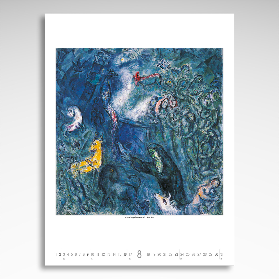 Kalendarz wieloplanszowy Marc Chagall (20szt.) - 8 Kalendarz wieloplanszowy Marc Chagall (20szt.) - obrazek 6