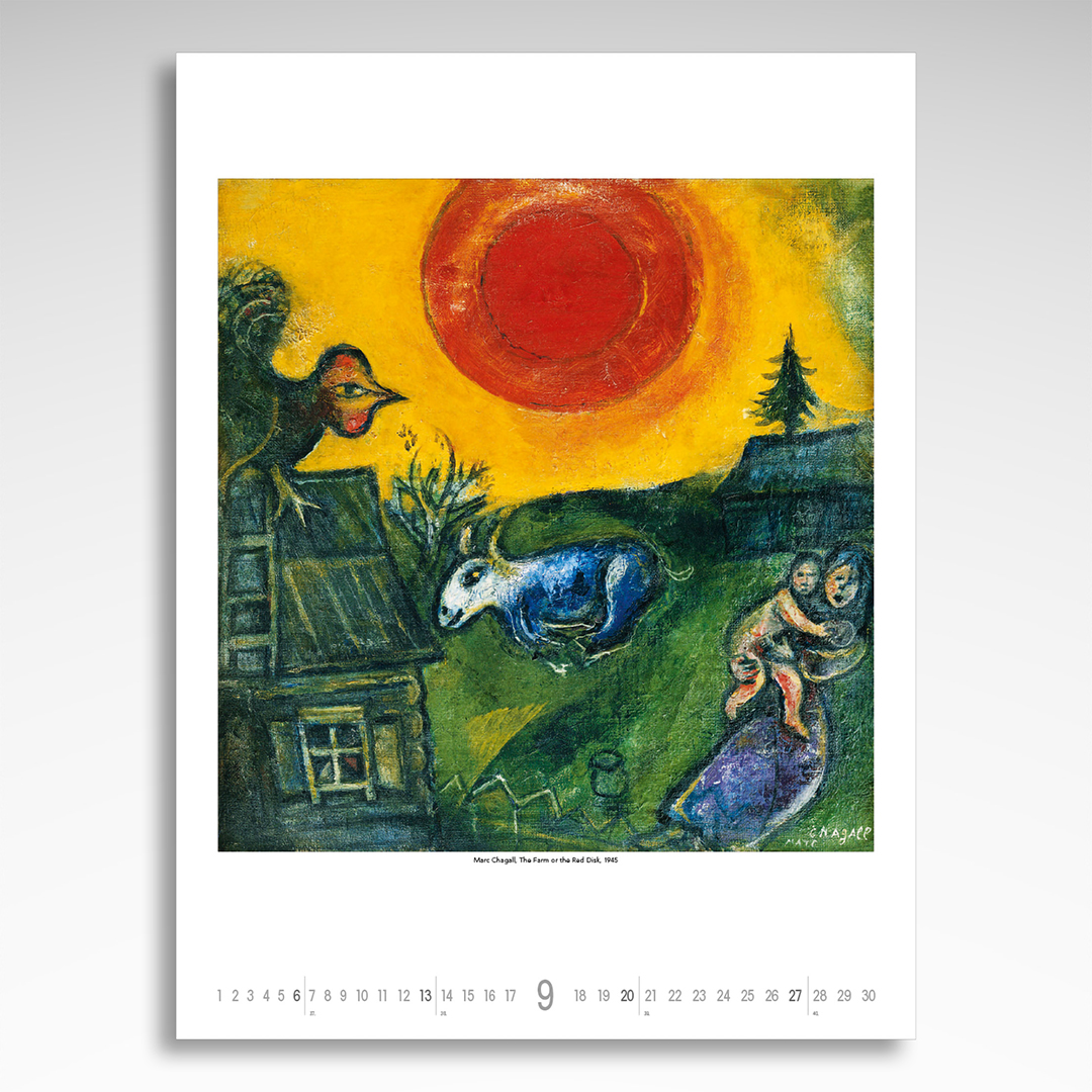 Kalendarz wieloplanszowy Marc Chagall (20szt.) - 7 Kalendarz wieloplanszowy Marc Chagall (20szt.) - obrazek 5