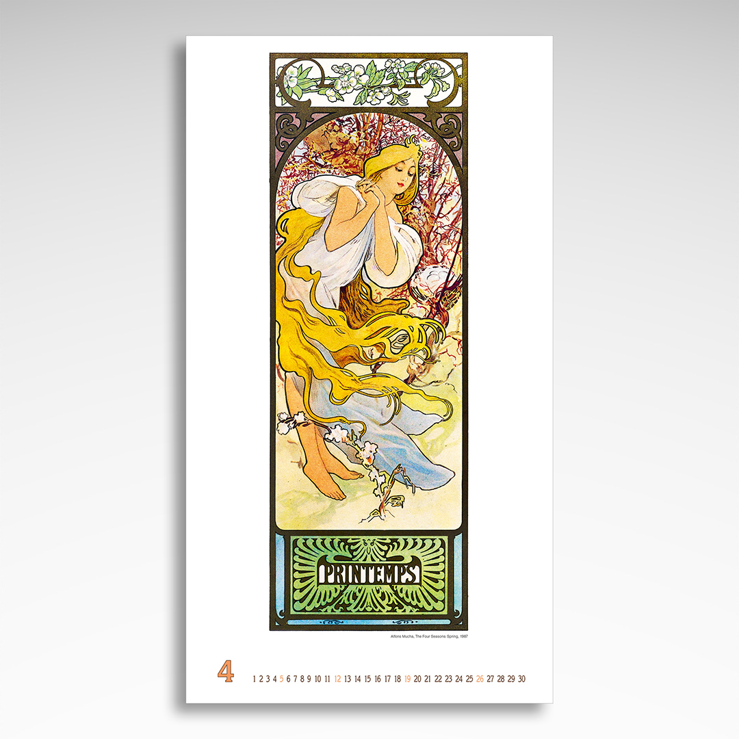 Kalendarz wieloplanszowy Alfons Mucha (20szt.) - 12 Kalendarz wieloplanszowy Alfons Mucha (20szt.) - obrazek 10