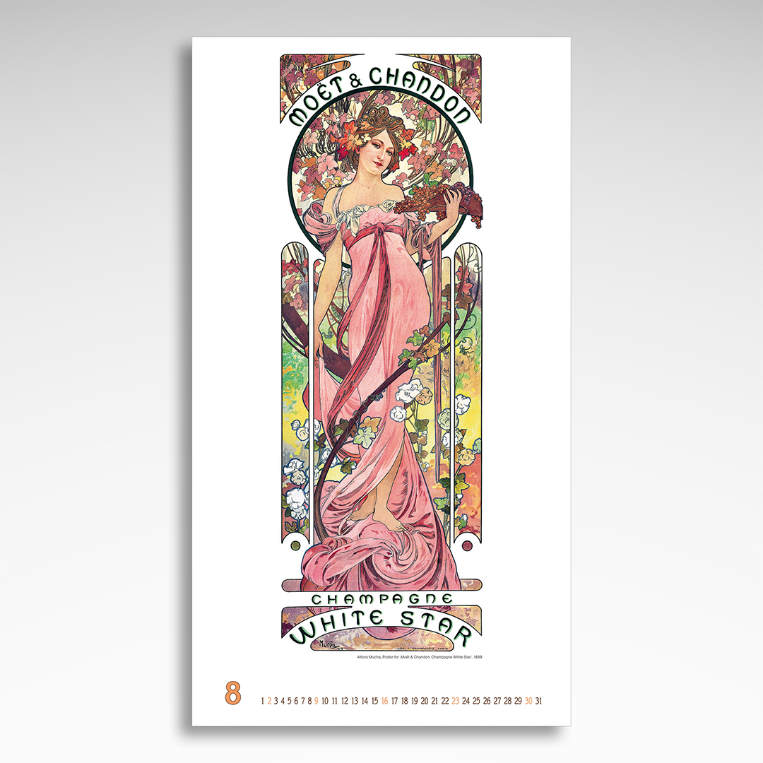 Kalendarz wieloplanszowy Alfons Mucha (20szt.) - 8 Kalendarz wieloplanszowy Alfons Mucha (20szt.) - obrazek 6