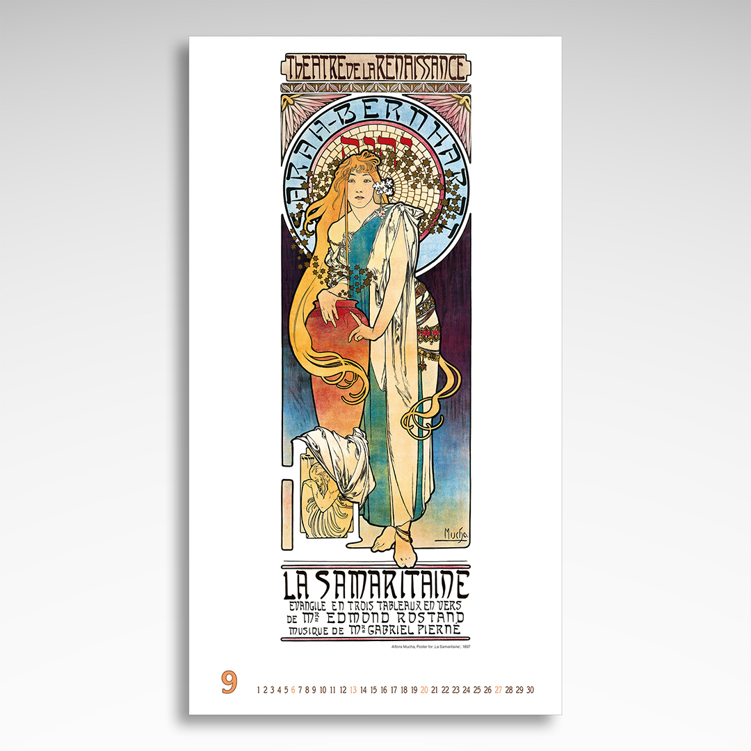 Kalendarz wieloplanszowy Alfons Mucha (20szt.) - 7 Kalendarz wieloplanszowy Alfons Mucha (20szt.) - obrazek 5