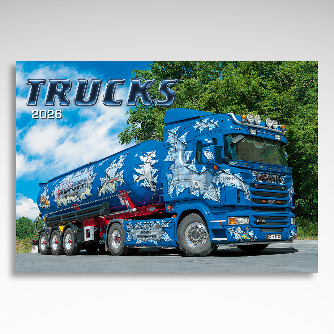 Kalendarz wieloplanszowy Trucks (20szt.) - 3 Kalendarz wieloplanszowy Trucks
