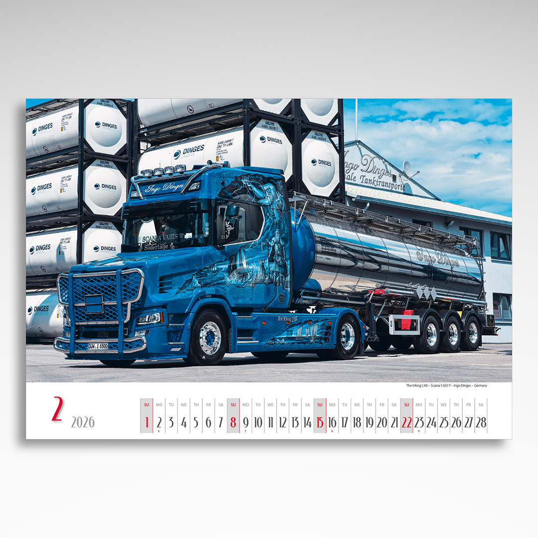 Kalendarz wieloplanszowy Trucks (20szt.) - 14 Kalendarz wieloplanszowy Trucks (20szt.) - obrazek 12