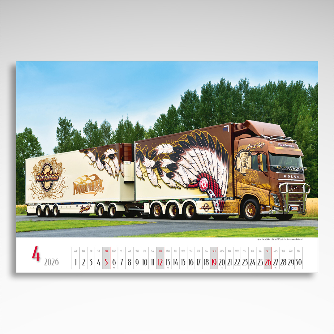 Kalendarz wieloplanszowy Trucks (20szt.) - 12 Kalendarz wieloplanszowy Trucks (20szt.) - obrazek 10
