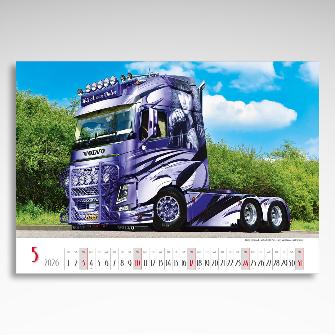 Kalendarz wieloplanszowy Trucks (20szt.) - 11 Kalendarz wieloplanszowy Trucks (20szt.) - obrazek 9