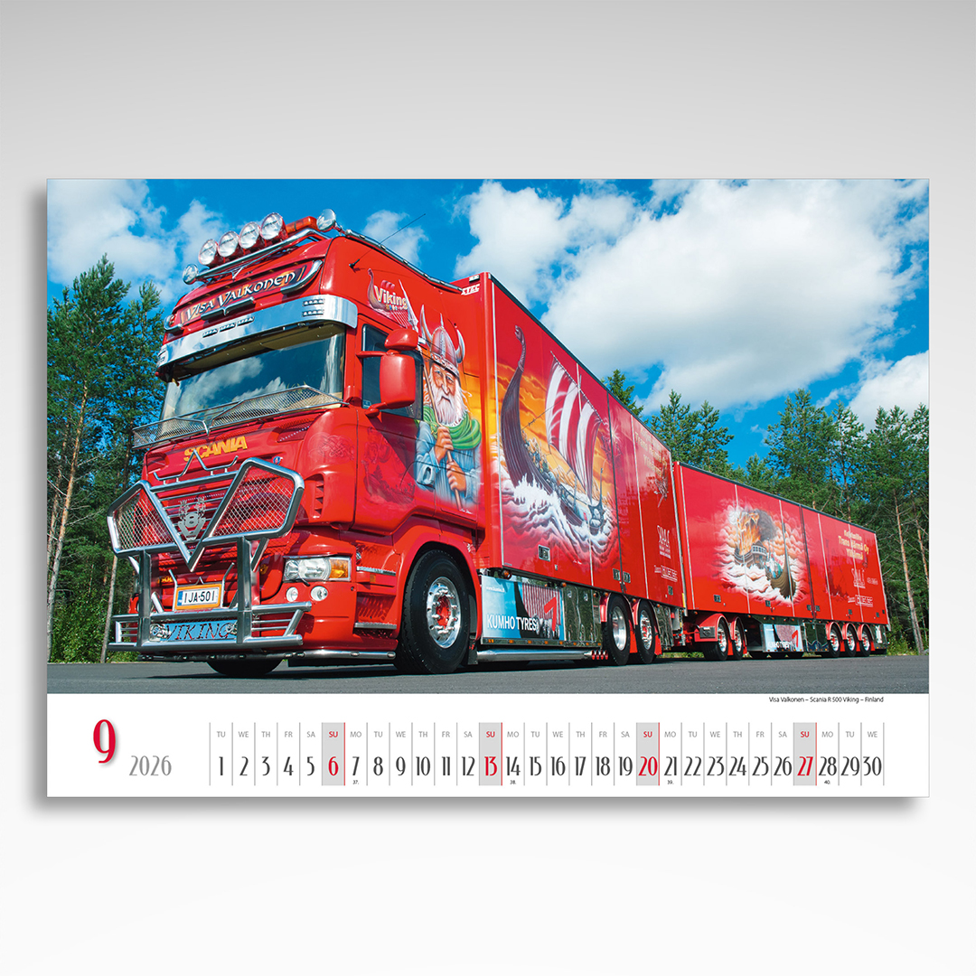 Kalendarz wieloplanszowy Trucks (20szt.) - 7 Kalendarz wieloplanszowy Trucks (20szt.) - obrazek 5
