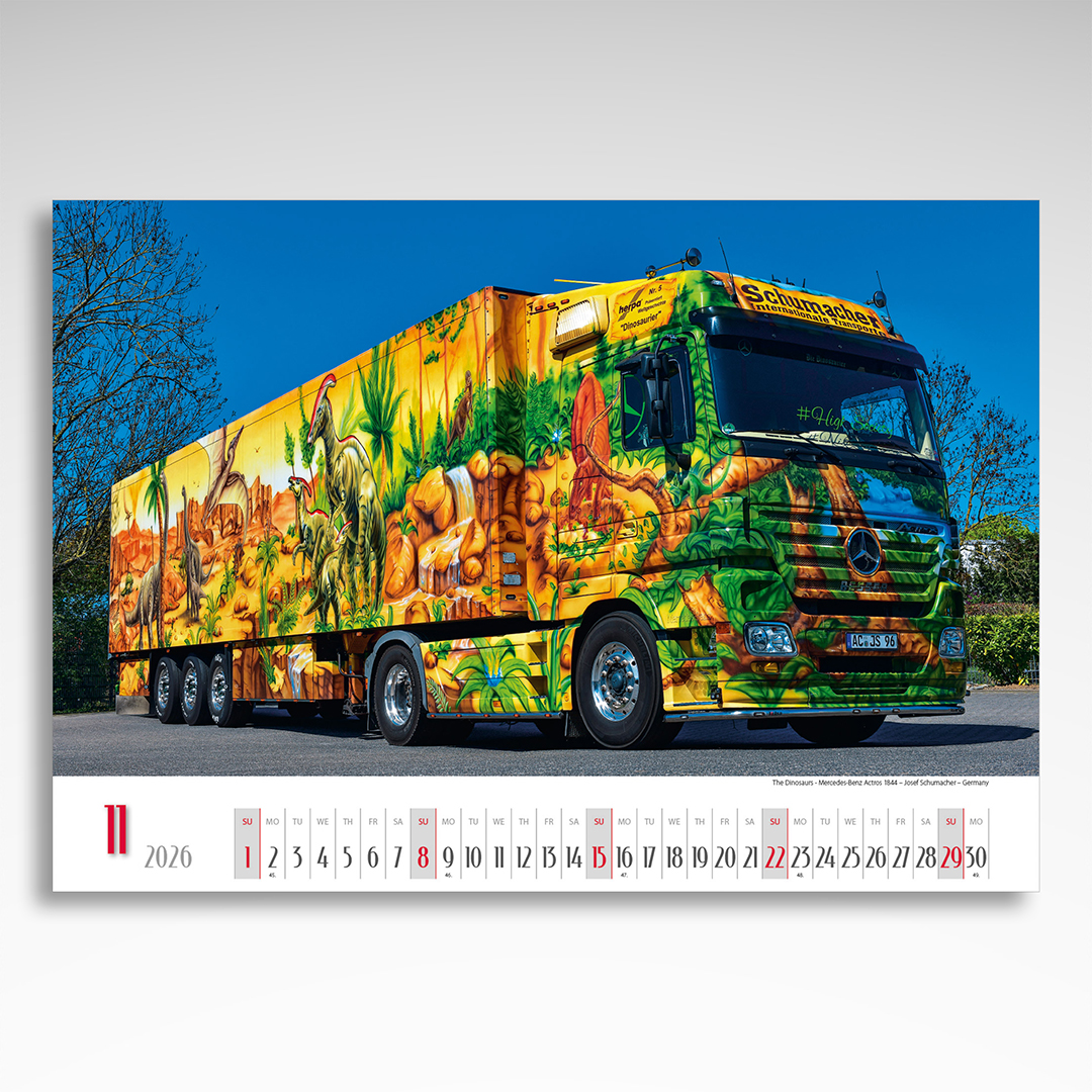 Kalendarz wieloplanszowy Trucks (20szt.) - 5 Kalendarz wieloplanszowy Trucks (20szt.) - obrazek 3
