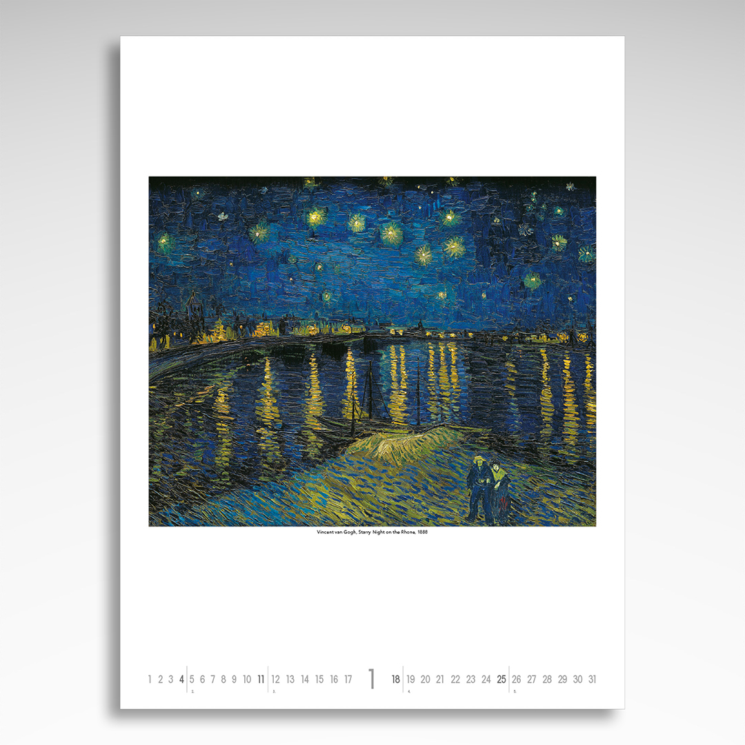 Kalendarz wieloplanszowy Vincent van Gogh (20szt.) - 15 Kalendarz wieloplanszowy Vincent van Gogh - karta