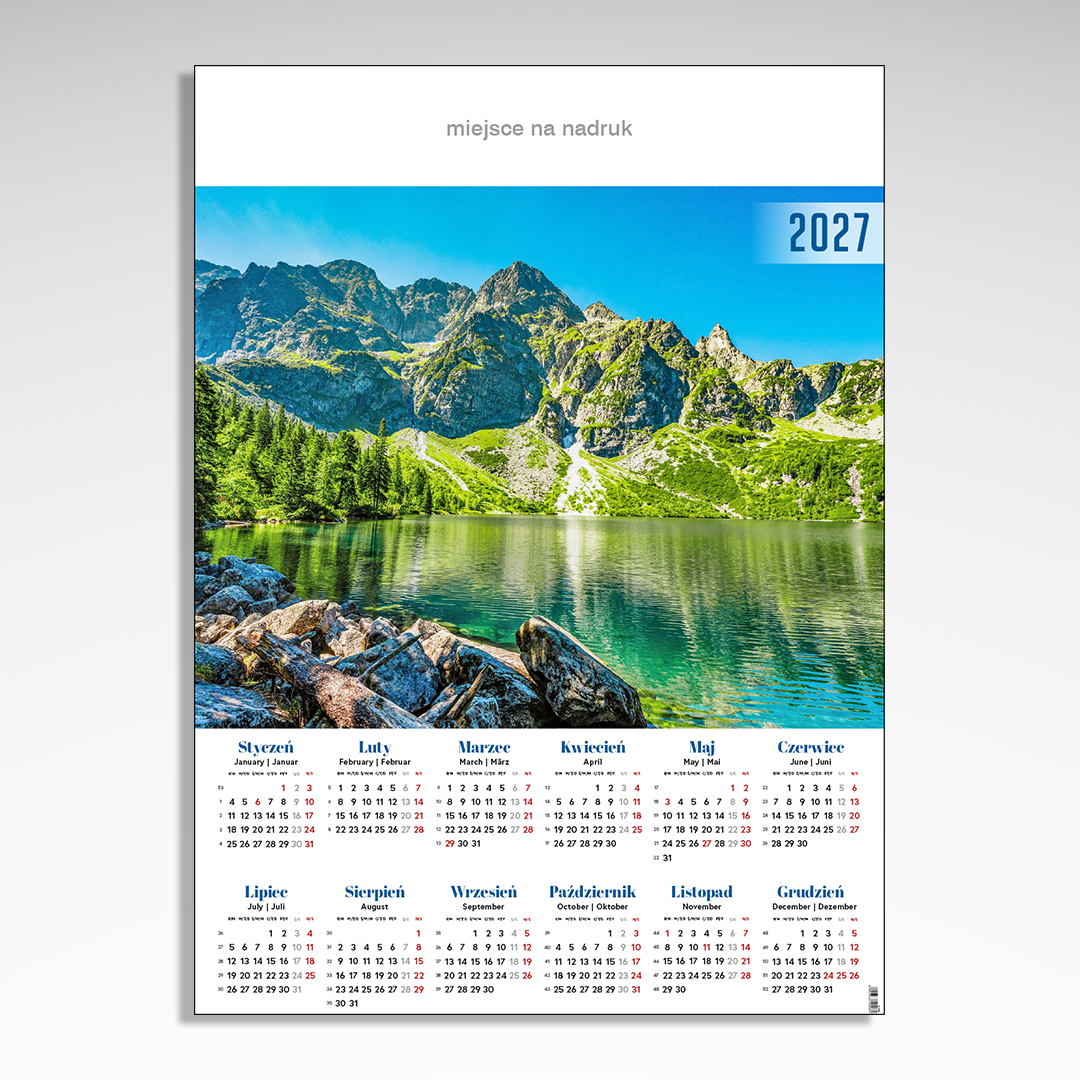 Kalendarz planszowy Morskie Oko