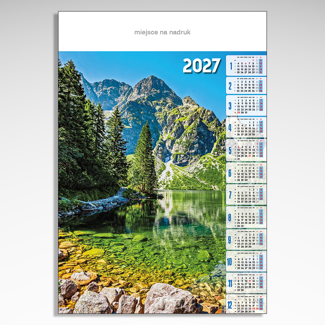 Kalendarz planszowy Tatry