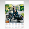 Kalendarz planszowy Motocyklistka (20szt) - 2 Kalendarz planszowy Motocyklistka