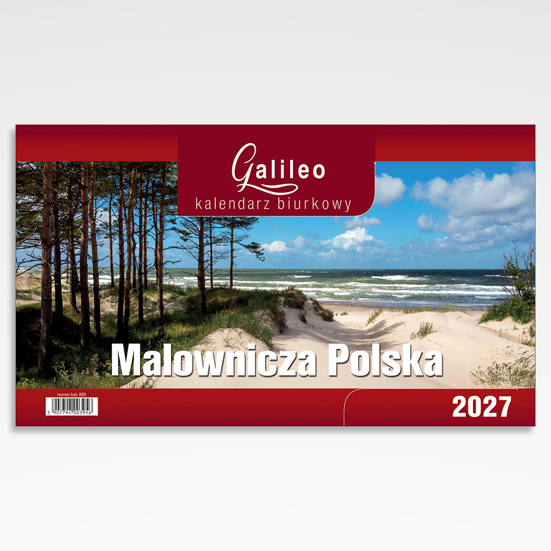 Kalendarz biurkowy miesięczny Malownicza Polska (20szt.) - 4 Kalendarz biurkowy miesięczny Malownicza Polska