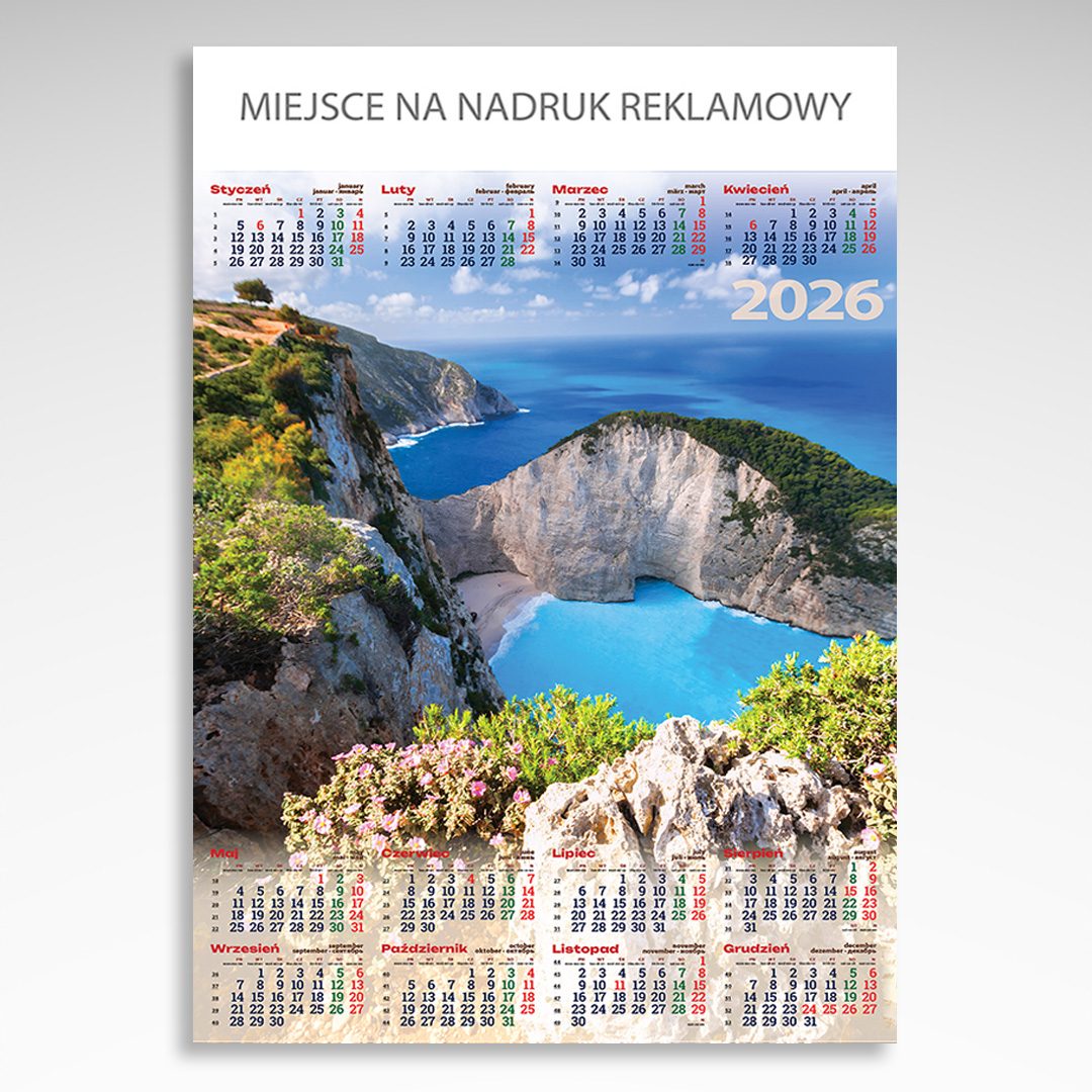 Kalendarz planszowy Klify