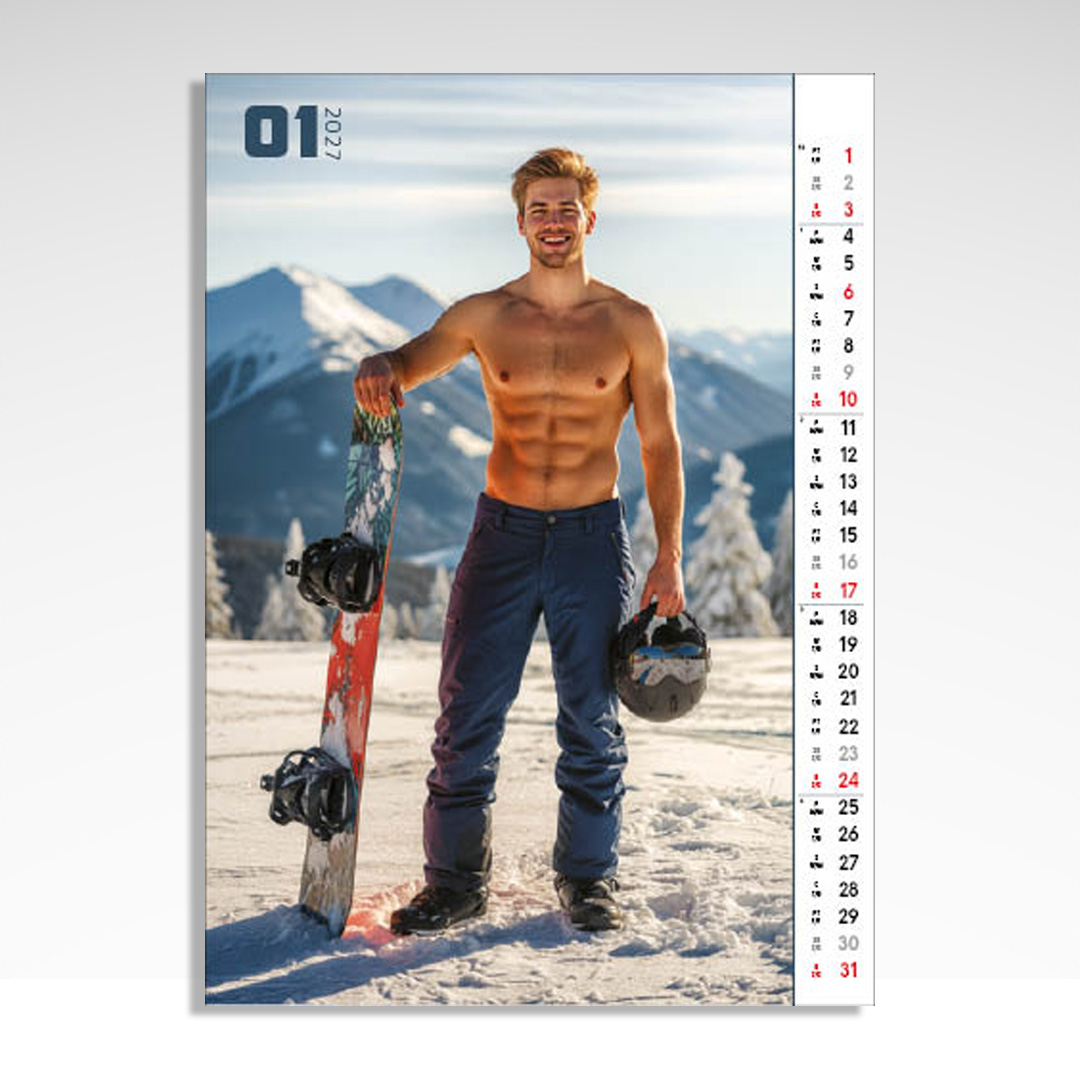 Kalendarz wieloplanszowy Sport Men (20szt.) - 14 Kalendarz wieloplanszowy Sport Men